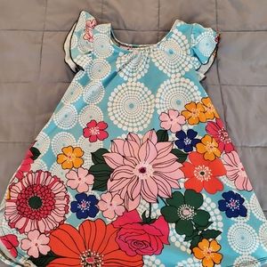 Dot Dot Smile Flower Dress 3/4 EUC